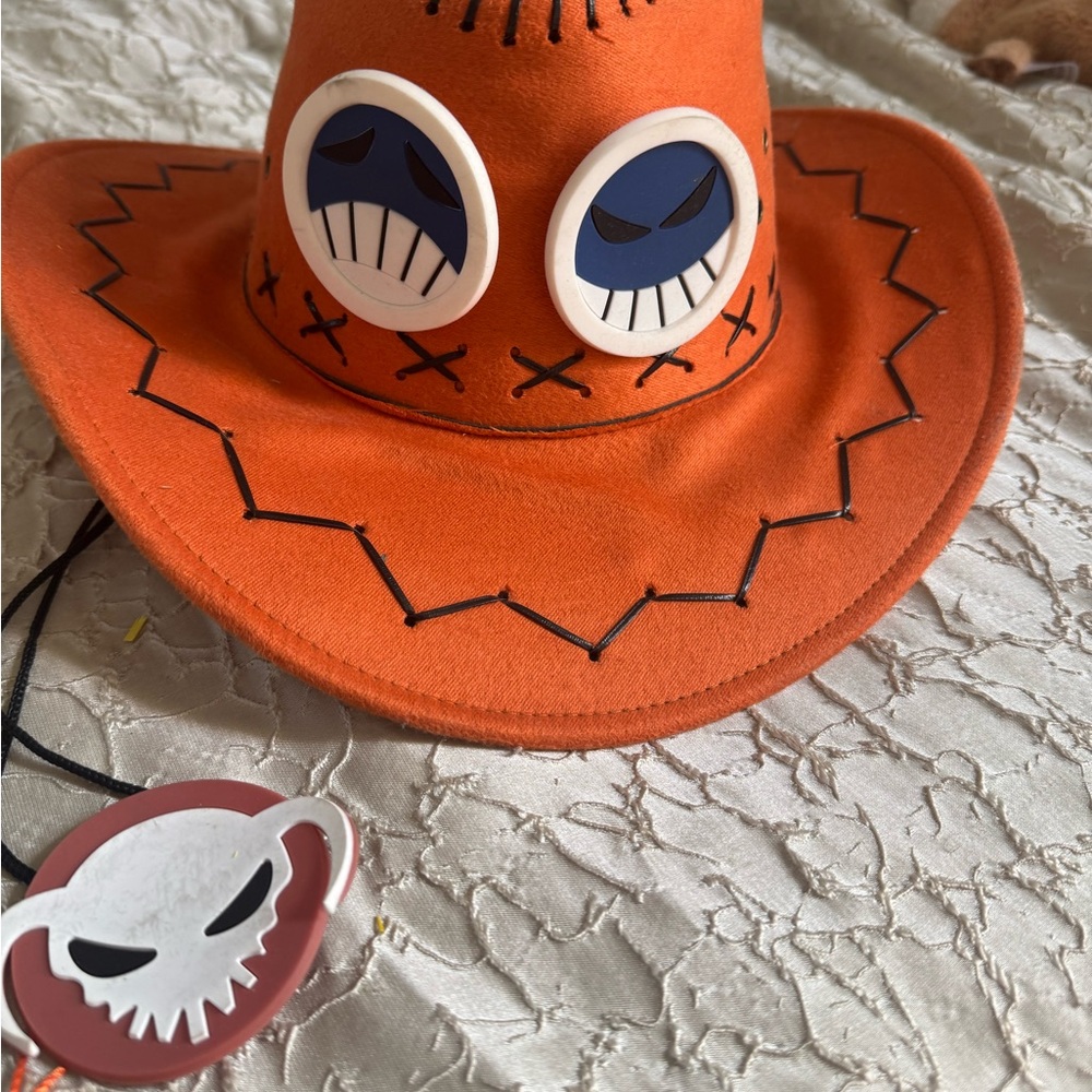 Onepiece Kids Orange Cowboy Hat